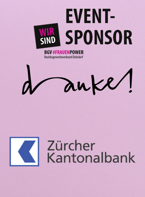 Herzlichen Dank unserem Event-Sponsor „ZKB | Filiale Dielsdorf“