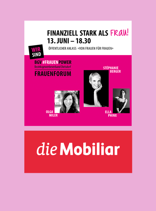 Die Mobiliar – Haupt-Eventsponsoring FrauenForum „finanziell stark als Frau“